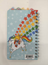 Load image into Gallery viewer, Rainbow BriteRB Starlite Twink Star Spiral 5 Tabbed Notebook
