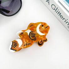 Load image into Gallery viewer, Acetate Marine Life Hair Clip, Squid &amp; Jellyfish Claw Clip: Orca
