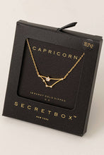 Load image into Gallery viewer, Secret Box Capricorn Constellation Necklace: GD
