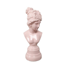 Load image into Gallery viewer, 12" Pink Ceramic Goddess Bust – Modern Classic Home Decor
