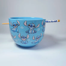 Load image into Gallery viewer, Stitch Ramen Bowl with Chopsticks with Retail Band
