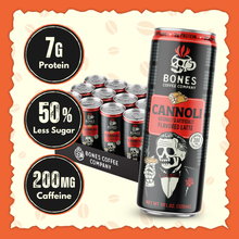 Load image into Gallery viewer, Cannoli Iced Latte | 12-Pack | Canned Coffee | RTD Coffee
