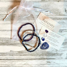 Load image into Gallery viewer, Intentions Bracelet Serenity 4mm.
