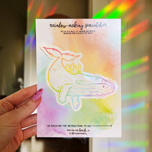 Load image into Gallery viewer, Whale Suncatcher Window Decal
