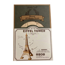 Load image into Gallery viewer, 3D Laser Cut Wooden Puzzle: Eiffel Tower
