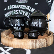 Load image into Gallery viewer, Gothic Halloween Cauldron Cruet Salt and Pepper Set
