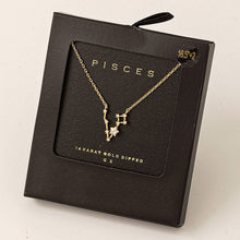 Load image into Gallery viewer, Secret Box Pisces Constellation Necklace: GD

