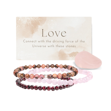 Load image into Gallery viewer, Intentions Bracelet Love 4mm.
