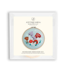 Load image into Gallery viewer, Mushrooms Premium Embroidery Kit, 6 inch
