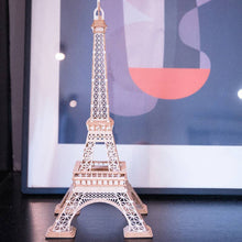 Load image into Gallery viewer, 3D Laser Cut Wooden Puzzle: Eiffel Tower
