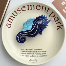 Load image into Gallery viewer, Seahorse &amp; Conch Hair Clip, Ocean Inspired Acetate Hair Claw: Jellyfish
