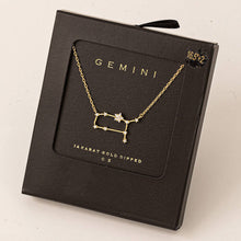 Load image into Gallery viewer, Secret Box Gemini Constellation Necklace: GD
