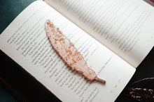 Load image into Gallery viewer, Feather Resin Bookmark: Dége Teal
