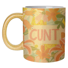 Load image into Gallery viewer, Mugs 'Funny Humour Cunt Design': Mug Colour Inner &amp; Handle 11oz - Orange
