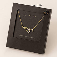 Load image into Gallery viewer, Secret Box Leo Constellation Necklace: GD
