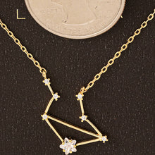 Load image into Gallery viewer, Secret Box Libra Constellation Necklace: GD
