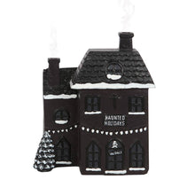 Load image into Gallery viewer, Haunted Holiday House Gothic Christmas Incense Cone Burner
