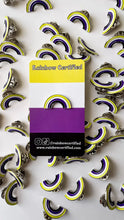 Load image into Gallery viewer, Non-Binary Pride LGBTQ+ Rainbow Pin
