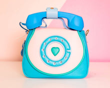 Load image into Gallery viewer, Ring Ring Phone Convertible Handbag: Mermaizing Blue
