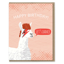 Load image into Gallery viewer, Bowie Llama Birthday Card
