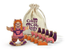 Load image into Gallery viewer, Crazy Cat Lady- Wooden Stacking Game
