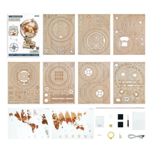 Load image into Gallery viewer, DIY Wooden Puzzle: Luminous Globe
