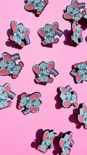 Load image into Gallery viewer, Elliot the Elephant Transgender LGBTQ+ Pin
