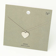 Load image into Gallery viewer, Fuck Off Heart Pendant Necklace: G
