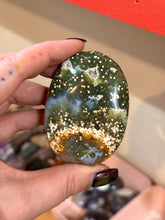 Load image into Gallery viewer, Ocean Jasper (8th Vein) Palm Stone
