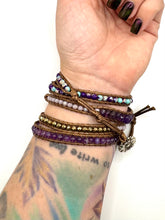 Load image into Gallery viewer, Amethyst Wrap Bracelet
