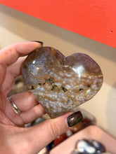 Load image into Gallery viewer, Ocean Jasper (8th Vein) Heart

