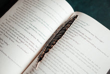 Load image into Gallery viewer, Feather Resin Bookmark: Peach

