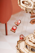 Load image into Gallery viewer, Electro-Mechanical Wooden Puzzle: Swing Ride
