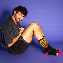 Load image into Gallery viewer, Everything Hurts and I'm Dying Gym Crew Socks
