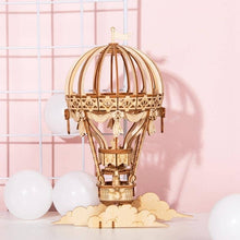 Load image into Gallery viewer, 3D Laser Cut Wooden Puzzle: Hot Air Balloon
