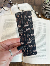 Load image into Gallery viewer, Dark Library Bookmark Set - Skull Bookshelf, Moon Witch: Soft Touch Matte / Skull Bookshelf
