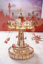 Load image into Gallery viewer, Electro-Mechanical Wooden Puzzle: Swing Ride
