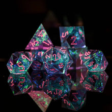 Load image into Gallery viewer, Dispel Magic Sharp-Edged Resin Dice Set

