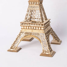 Load image into Gallery viewer, 3D Laser Cut Wooden Puzzle: Eiffel Tower
