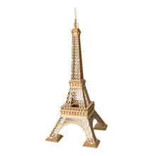 Load image into Gallery viewer, 3D Laser Cut Wooden Puzzle: Eiffel Tower
