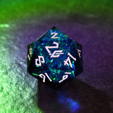 Load image into Gallery viewer, Moonbeam Resin 30mm D20
