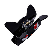 Load image into Gallery viewer, Adorable Big Eyes Black Cat Head Hair Claw Clips : A
