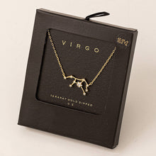 Load image into Gallery viewer, Secret Box Virgo Constellation Necklace: GD
