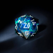 Load image into Gallery viewer, Moonbeam Resin 30mm D20
