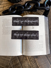 Load image into Gallery viewer, Tairn Quote Bookmark, Fourth Wing, Iron Flame: Allies / Soft Touch Matte
