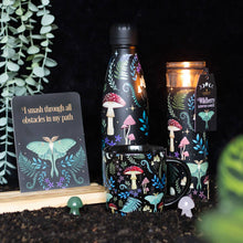 Load image into Gallery viewer, Dark Forest Print Metal Water Bottle
