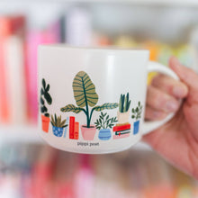 Load image into Gallery viewer, Potted Plants Large Ceramic Mug
