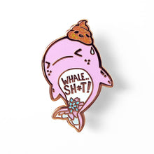 Load image into Gallery viewer, Whale Shit Whale Enamel Pin, father's day gift
