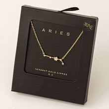 Load image into Gallery viewer, Secret Box Aries Constellation Necklace: GD

