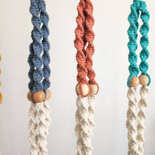 Load image into Gallery viewer, Dual Toned Beaded Plant Hanger for Indoor/Outdoor use : Set of 3: Mystic Combo
